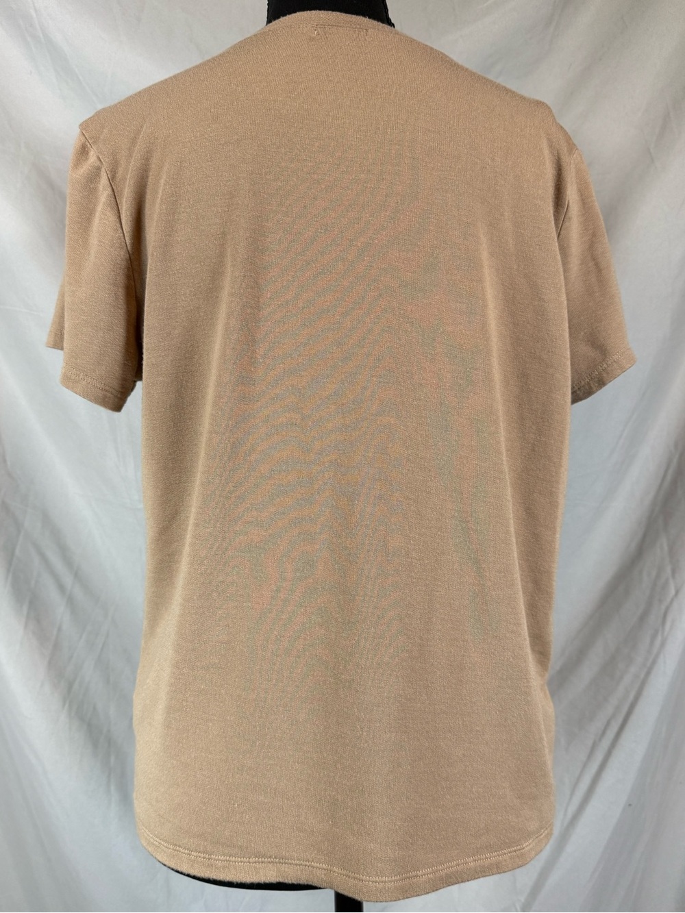 Bleusalt Oversized V-Neck Tee - Camel - Size 4 - Picture 6 of 6